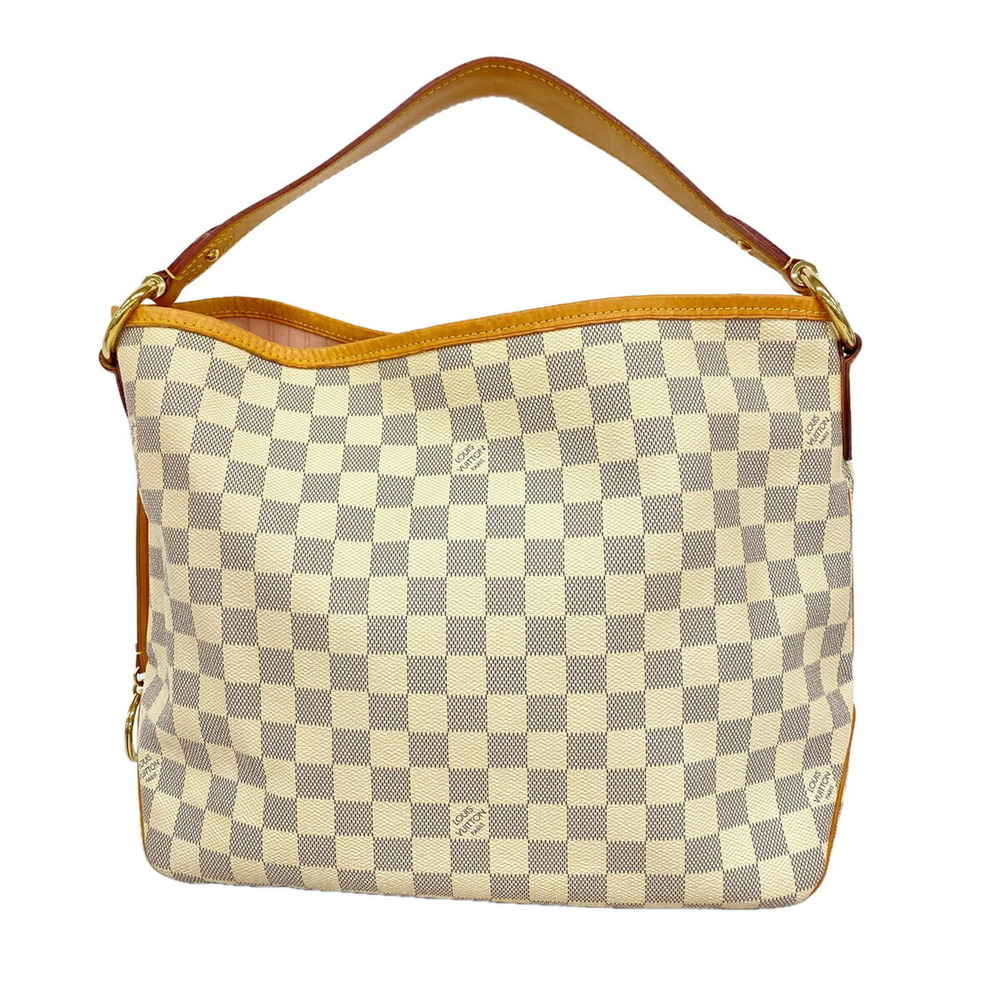 Louis Vuitton Damier Azur Delightful PM Shoulder Bag N41447 White Women's